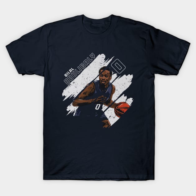 Bilal Coulibaly Washington Stripes T-Shirt by ClarityMacaws